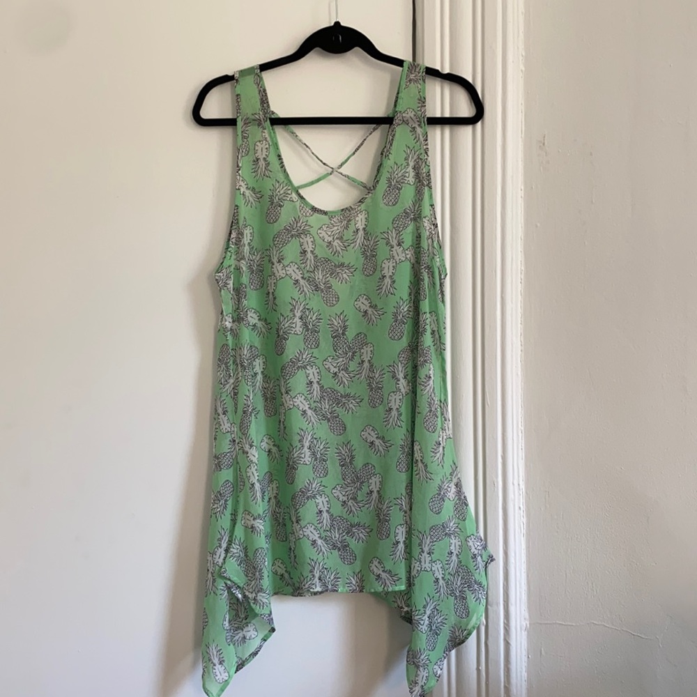 Francesca’s Pineapple Cover-Up Dress